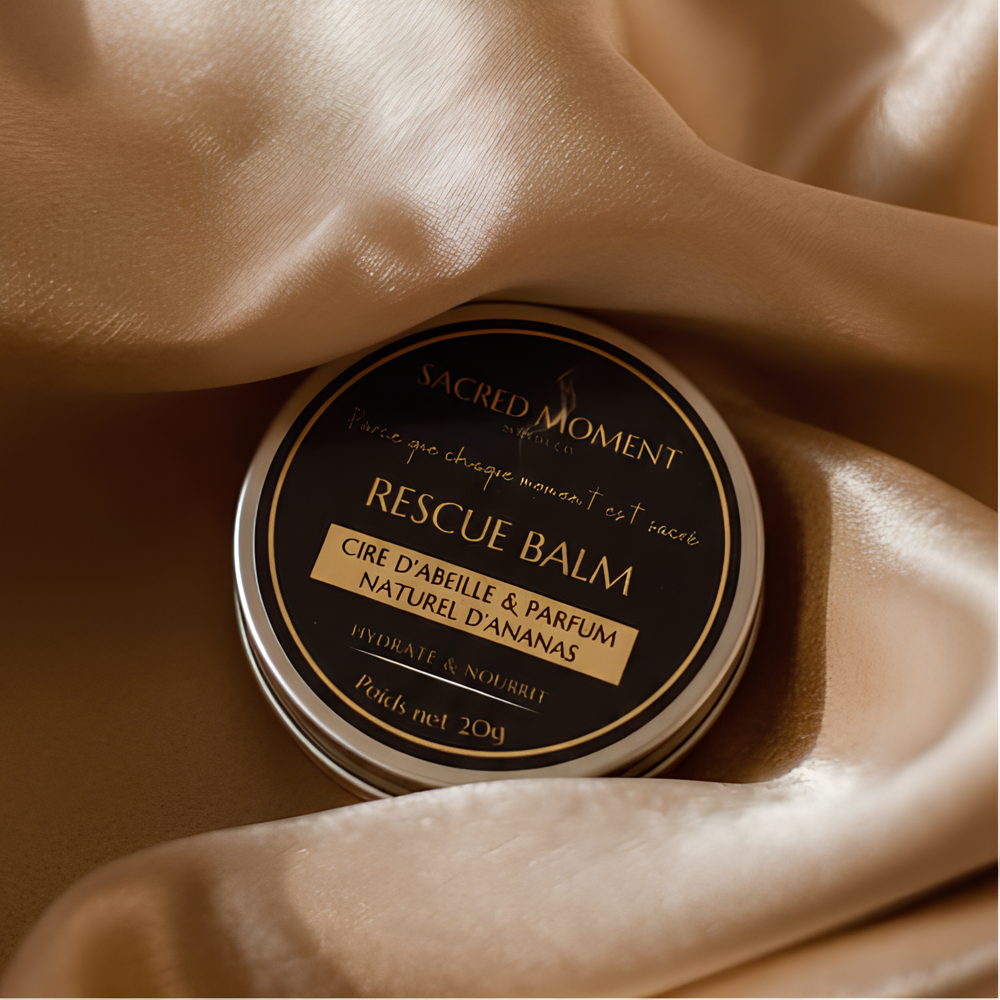 RESCUE BALM – Cire d’Abeille & Parfum Naturel d’Ananas Sacred Moment