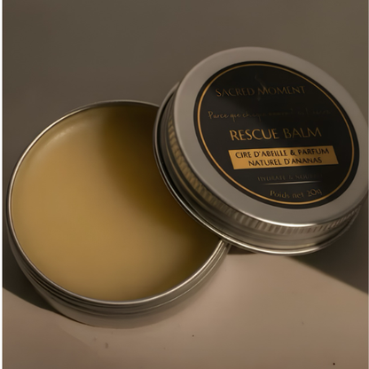 RESCUE BALM – Cire d’Abeille & Parfum Naturel d’Ananas Sacred Moment