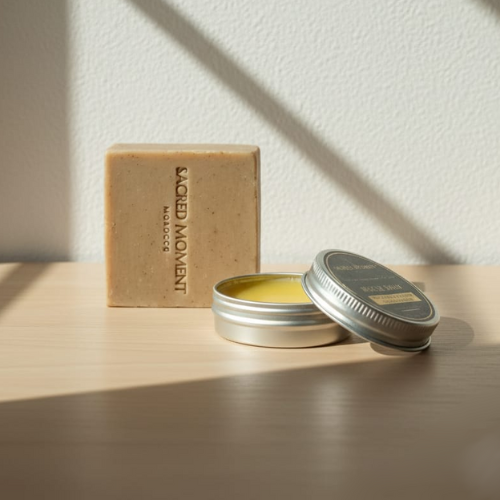 Pack RESCUE BALM + SAVON EXFOLIANT Sacred Moment